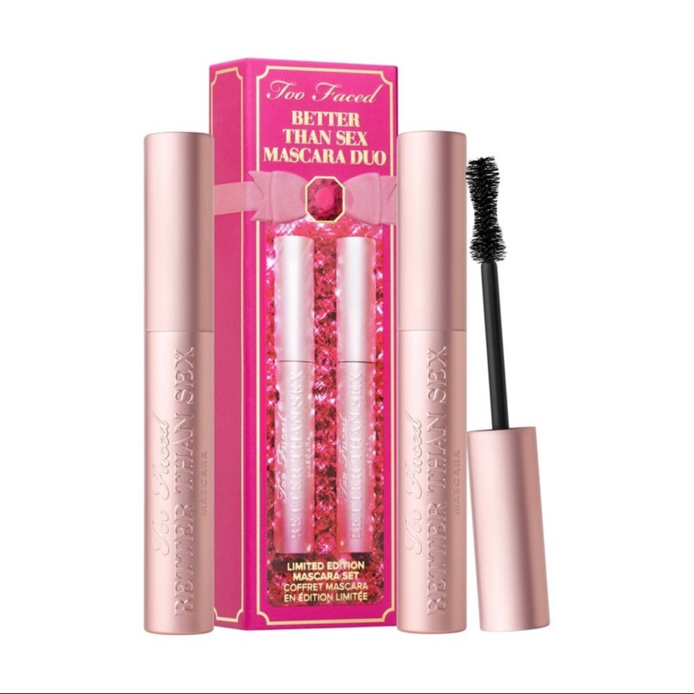 Too Faced Better Than Sex Mascara Duo Set Full Size 2pc Limited Edition
